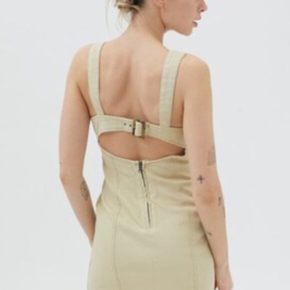 Urban Outfitters Golden Hour Structured Denim Mini Dress - Picture 2 of 7